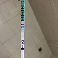 这是今天早上测的，颜色比前两天测的深了。🙏🙏🙏希望这个月大家都接好孕