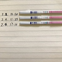 哪位宝妈能帮我看看，我是从2月2日开始用试纸的，但是2月3日因为有事没有测，2月2日测的时候已经是阴性...