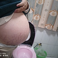 35周的肚子，猜猜男女，已知晓，猜准了有红包哟