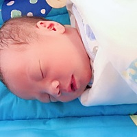 😄小🐷提前两天出来过大年了，2月3日顺产 男宝一枚   7.16斤，往后余生，全部都是你