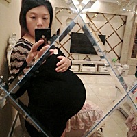 安全到猪年，足月，坐等一对小金猪发动