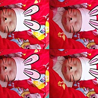 谢谢亲爱的小宝贝，陪我跨这个🐷年！