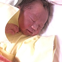 预产期2/20，2/7早发动！ 日本时间21:24、3.60KG