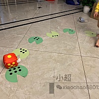 青蛙跳跳跳 用纸剪出圆形，可以剪个缺口看起来更像荷叶，上面画上圆圈或者贴上贴纸，写上相应的数字 准...