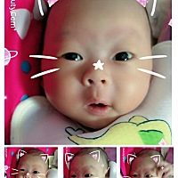 今天我们满月啦！