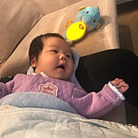 一个月啦～宝宝健康快乐成长哦！妈妈爱你❤️！