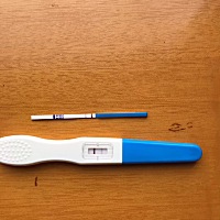 初五测出来的，还很浅，有谱吗，各位