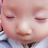 睫毛是一点不随我，麻麻超爱你小懒懒