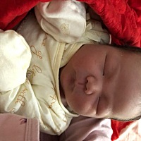 大年初一剖腹产卸货8.8斤男宝