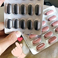 每天坚持吃 深色的是我对象吃的 浅色是我吃的