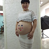 大家看看是男宝还是女宝呀，还有一个月就生了