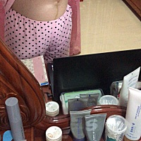 我孕7个半月，感觉肚子好大呀。