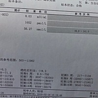 第一张是16号的验血报告，下面那张是今天的报告，唉，为什么可以相差那么多的？我到底是不是怀孕阿？