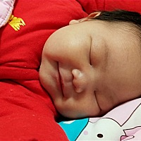 亲爱的宝贝   情人节前夕  你是上天给我最好的礼物   粑粑麻麻永远爱你