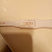 上个月17号来的月经，这个月20测了哈。这是怀了吗？