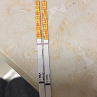 我想知道有多少人被金秀儿的早早孕炸忽过？ 我这两条杆不像意念灰。倒像是自带水印。 前天昨天都测了 没...