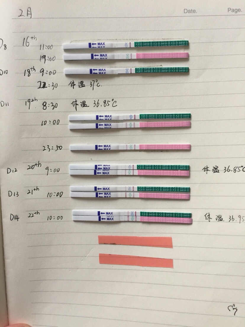 天天看有没有加深，😂担心会不会出什么差错，昨天和今天觉得胃有些胀满有些恶心，不知道是不是自己的错觉，想问问大家都是什么时候开始有孕吐的感觉的😊