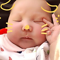 上帝赐下的宝贝 我的小可爱 妈妈爱你哦 请健康平安的成长😘😘😘