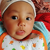 宝宝130天了，麻麻爱你哟