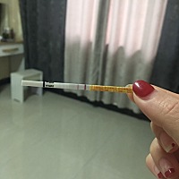 感觉快来大姨妈了，早孕试纸测出这个有可能怀孕么，这是传说中的意念灰么