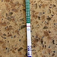 这个月一号月经，昨天开始一直在测，每天早上看着大白板，心理一阵凉凉凉，都是泪啊