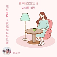 已经25周 1了，虽然已经是二胎，却跟一胎时一样天天盼着快点到预产期，快点卸货⊙﹏⊙丶 怀一胎时是右大...