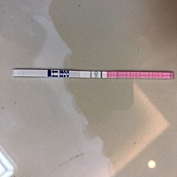 月经还有四天，测孕纸白板，排卵试纸这样的，也不知道这个月有没有戏，胸涨