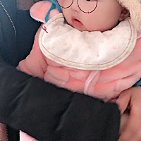 宝贝还有几天就六个月了 时间真快-