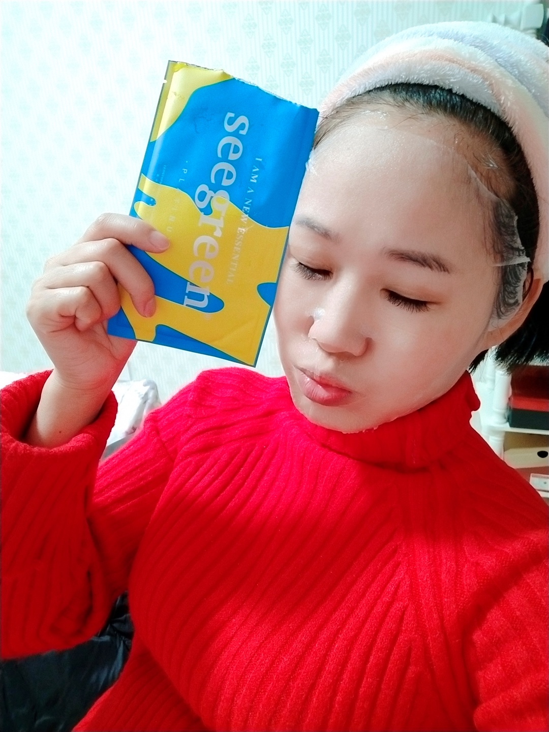 我怀孕5个月啦，皮肤还是美美哒！