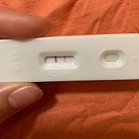 2月28晚上测了一次。3月1日早又测了一次！是不是真的怀孕了 2