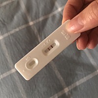 早上测出来的 喜当妈 哈哈😄