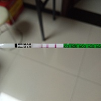 早上起来测了一下，这个算不算是怀孕了！