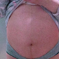 来来来小姐妹们，研究一下这肚子是佩琦还是乔治😜😋🥳🤣 孕30 ，从103直接长到150了😔