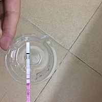 盆腔炎住院一星期，终于好点了，现在准备3个月后在要了，先检测一下排卵情况先把，这个是刚刚测的，感觉...