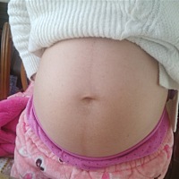 33周加4天，肚子可以看出是男宝还是女宝嘛~