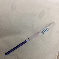 1月25号来的大姨妈，到现在还没来，测到是大白板，这是什么问题？