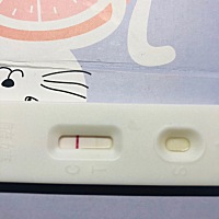 今天早晨验了一下 一深一浅 大姨妈还有四天来