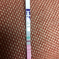 同房十天测有一条浅浅的印子，不知道是不是怀孕，反正跟老公兴奋了很久，哈哈哈哈哈哈哈