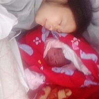 半夜12点发动，早上8点出生！顺产侧切 7斤半男宝