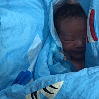 3月1日，比预产期提前一天，宝宝出生，男宝，7斤半，终于卸货！！