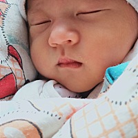 我的宝宝出生了，那可爱的小帅哥每天都知道吃了睡睡了吃，真是一个小懒猪。我宝宝是剖腹产。那痛，酸爽...