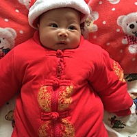 之前都说我怀的是弟弟，结果这衣服给妹妹穿就成这样了😂想要妹妹的接好孕吧