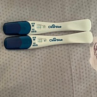 中了中了，排卵试纸在来前几天试的强阳，然后用早孕试的，真的中了，接好孕啦