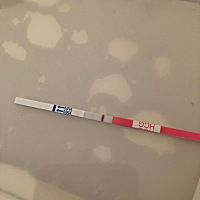 末次月经是2月19号，这个月离姨妈日还有4天，提前测出来了双杠，大家帮我看看这是怀孕了嘛？ 大家