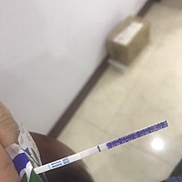 例假应该差不多今天或者明天就要来了，测了三次都是一点点的水印，昨天和今天测到的水印一样，不仔细看...