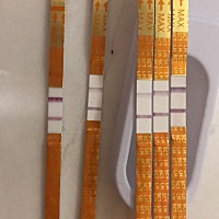 我最近几天测的排卵试纸，谁能告诉我由深变浅再变深是啥意思呀？排卵试纸顺序从右往左。