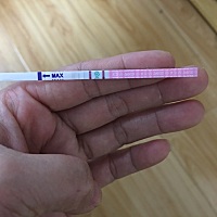 各位过来人，请问这是要排卵了吗，测了几天才测到强阳，下午5点测到的。