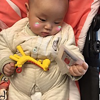 有时候想让你快点长大，有时候又想你慢点长大！