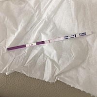 大姨妈过后两天，今天早上用排卵试纸测出来的。这是什么情况？各位亲有知道的吗。