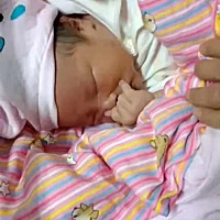 16号早上五点就有了动静，去了医院住院都开了两公分了，全程的疼痛感让人无法想象，等到中午11:56就迎来...